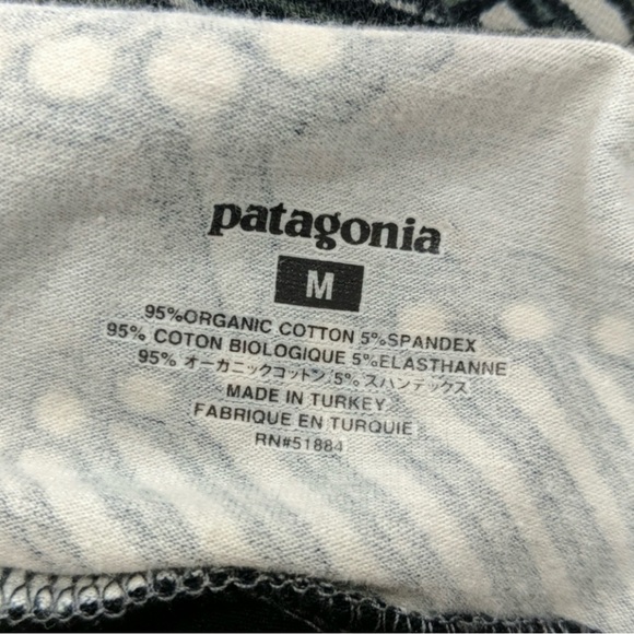 Patagonia Women’s Margot Leaf Print Organic Cotton Sleeveless Dress Size Medium - Picture 6 of 9